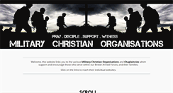 Desktop Screenshot of militarychristians.org.uk